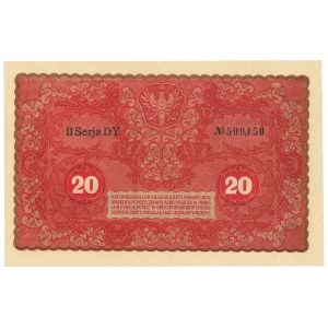II RP, 20 marek polskich 1919 II Serja DY