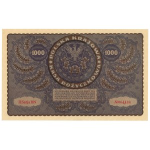 II RP, 1000 marek polskich 1919 II Serja BN