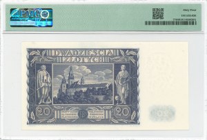 II RP, 20 złoty 1936 BP - PMG 64