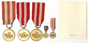 People's Republic of Poland, Victory and Freedom Medal Set