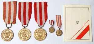 People's Republic of Poland, Victory and Freedom Medal Set