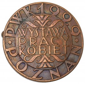 II RP, Abzeichen der Frauenarbeitsausstellung Poznań PWK 1929