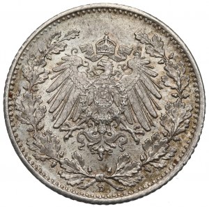 Germany, 1/2 mark 1918 D