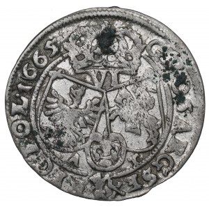 John II Casimir, 6 groschen 1665, Bromberg
