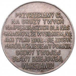 People's Republic of Poland, Royal Castle in Warsaw medal 1979 silver