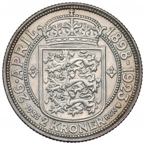 Denmark, 2 kroner 1923