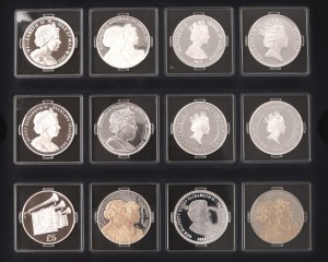 Coin collection celebrating the Diamond Jubilee of Elizabeth II's reign