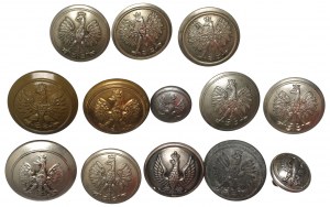 II RP and PSZnZ, Set of buttons