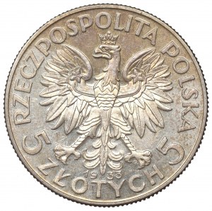 II Republic of Poland, 5 zloty 1933 Polonia