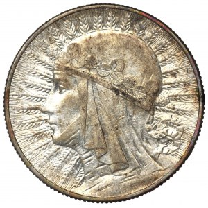 II RP, 5 Zloty 1933 Kopf einer Frau