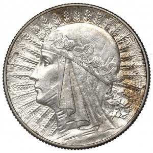 II RP, 5 Zloty 1934 Kopf einer Frau