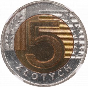 III RP, 5 gold 1994 - NGC MS65