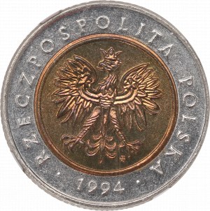 III RP, 5 gold 1994 - NGC MS65