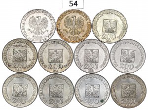 People's Republic of Poland, Set of 200 Gold 1974-75