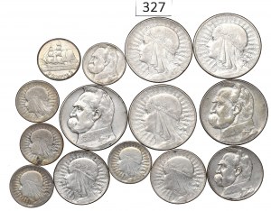 II RP, Set of 2-10 gold 1932-37