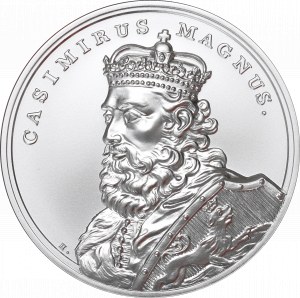 III RP, 50 zlotych 2014, Treasures of Stanisław August - Casimir the Great