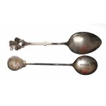 Set of commemorative spoons - silver