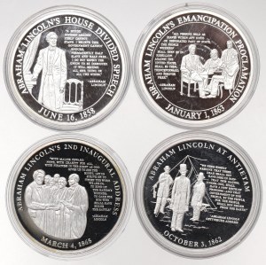USA, Lincoln Medal Set