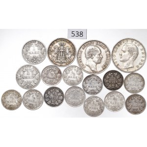 Germany, Lot 1/2-3 marks 1877-1919