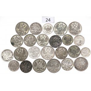 Russia, Lot 5-20 kopecks 1869-1914