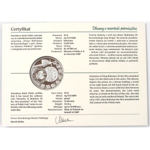 III RP, 10 złotych 2014 Denar Bolesława Krzywoustego