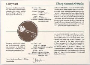 Third Republic, PLN 10, 2014 - Jan Karski
