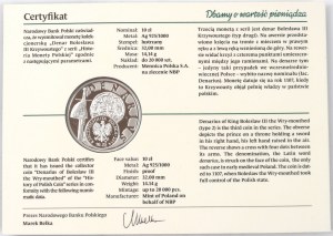 Third Republic, 10 gold 2014 Denarius of Boleslaw the Wrymouth