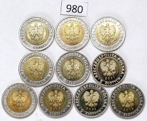 Third Republic, Set of 5 gold 2017-23 - commemorative