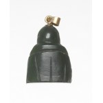 Buddha pendant - aventurine , gold
