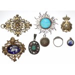 Jewelry set and decoration - including silver