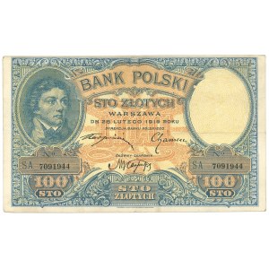 II RP, 100 złotych 1919 S.A.