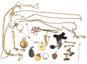Gilded jewelry set