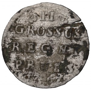Prussia under Russia, Elisabeth, 2 groschen 1760, Konigsberg