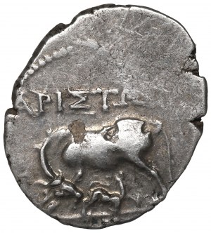 Illiria, Apollonia, Aristen, Drachm
