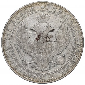 Poland under Russia, Nicholas I, 3/4 rouble=5 zloty 1837 Warsaw