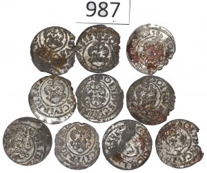 Swedish occupation of Riga, Gustavus Adolphus, Set of shells (10 copies)