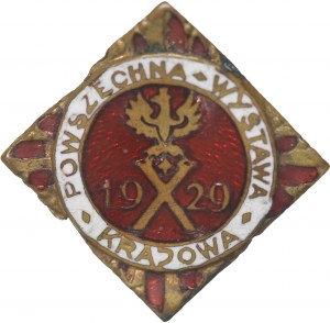 1929 General National Exhibition badge Poznań