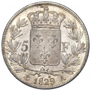 France, 5 francs 1829