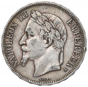 France, 5 francs 1867