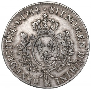 France, Louis XV, 1 Ecu 1764, Orleans