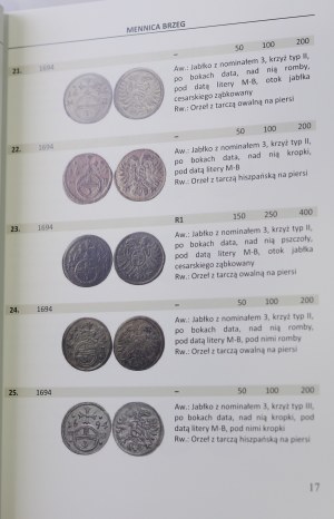 Golek D., Greszel Catalogue of varieties of Leopold and Habsburg coins from Silesian mints