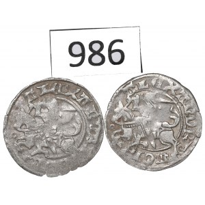 Alexander Jagellon, lot of Halfgroats without date, Vilnius