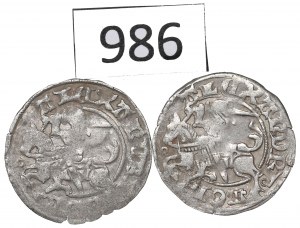 Alexander Jagellon, lot of Halfgroats without date, Vilnius