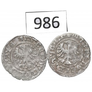 Alexander Jagellon, lot of Halfgroats without date, Vilnius