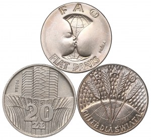 People's Republic of Poland, Set of 10-20 Gold 1971-1973 - Sample