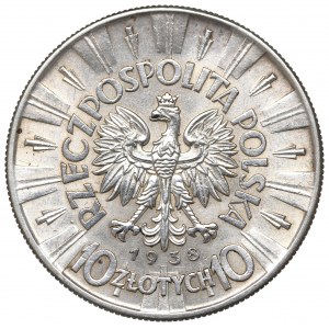 II Republic of Poland, 10 zloty 1938 Pilsudski