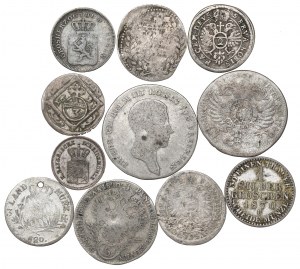 Austria and Germany, lot of silver coins