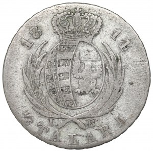 Duchy of Warsaw, 1/6 thaler 1814