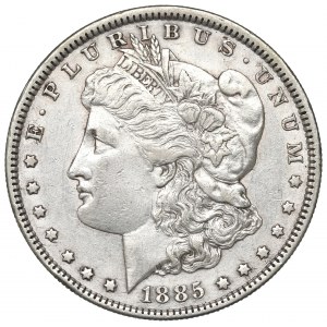 USA, Morganův dolar 1885