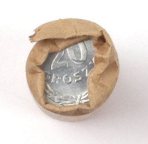 People's Republic of Poland, Bank roll of 20 pennies 1981